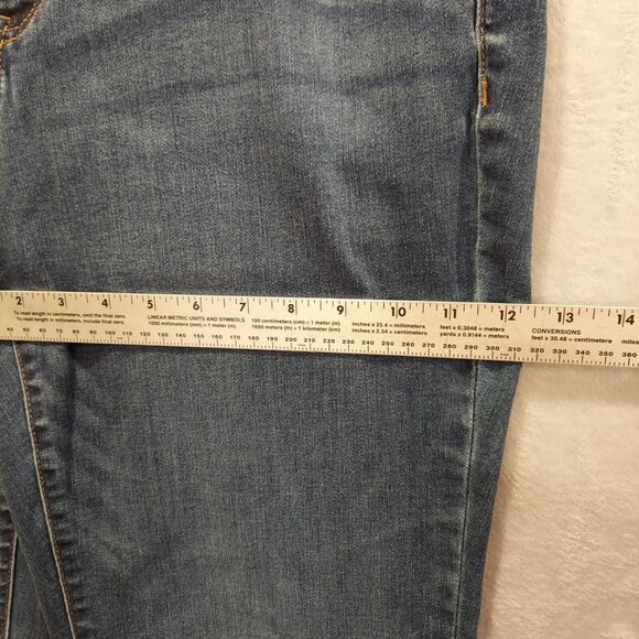 Lane Bryant Womens Size 18 37x30 Flex Magic Waist Mid Rise Straight Denim Jeans - Picture 6 of 15